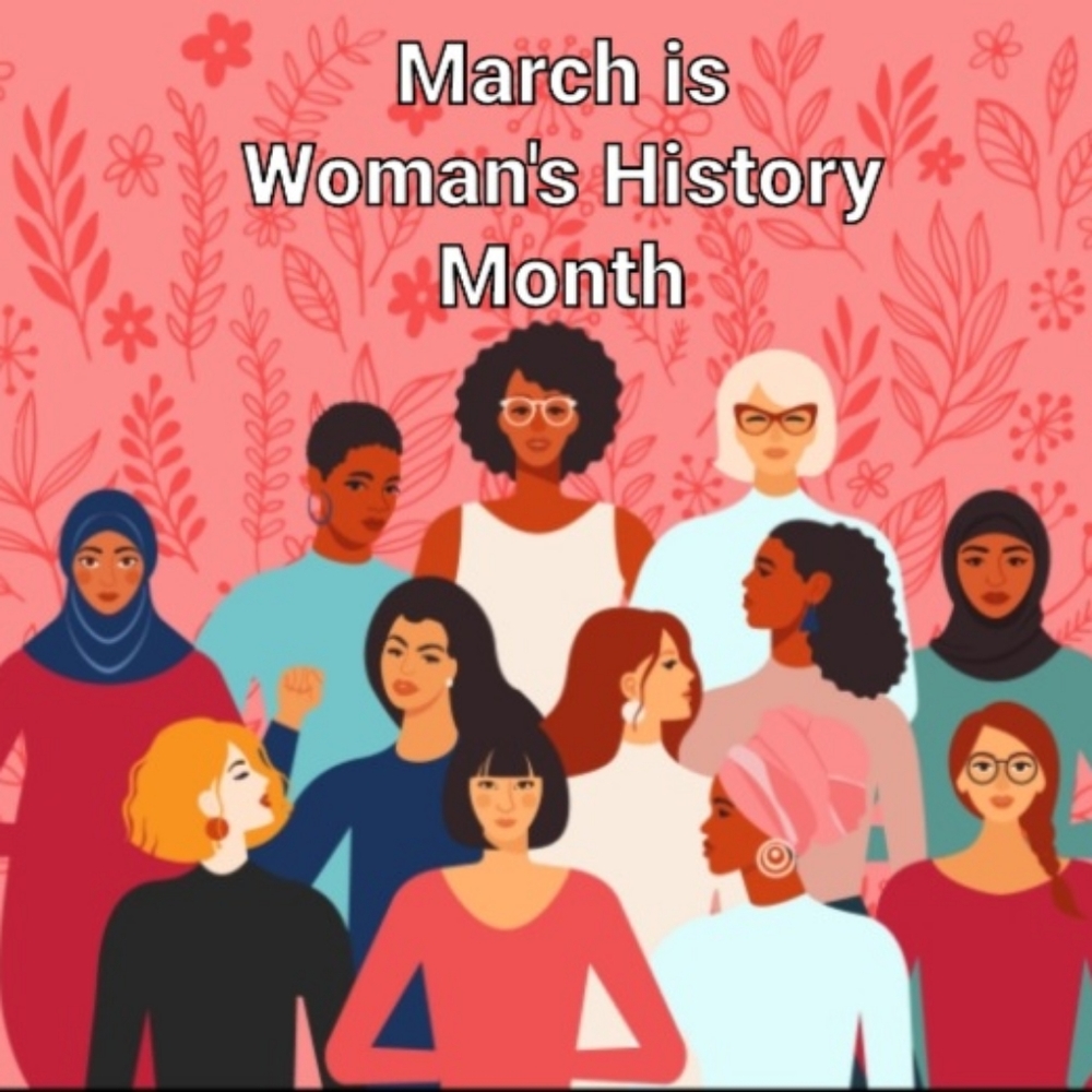 🙆🏻‍♀️ March is Woman's 🙆🏻‍♀️ History Month! Celebrate 🥂 🍾 🎉